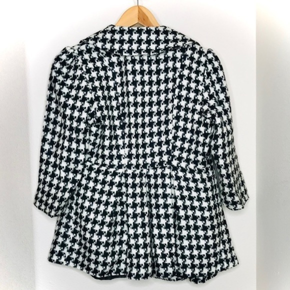 𝅺forever 21 Houndstooth Flare Women’s Dress Jacket - Picture 8 of 9